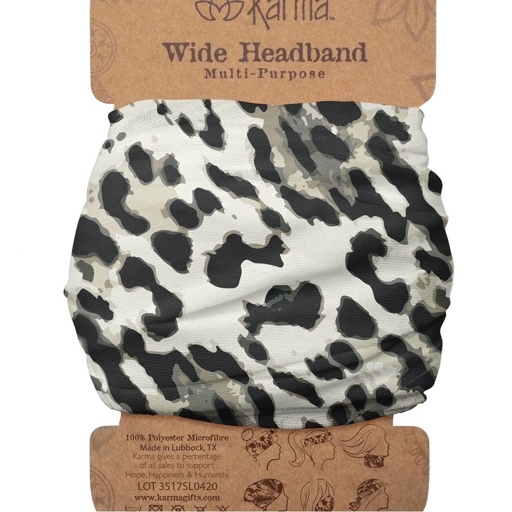 Karma Wide Leopard Headband - #1004
